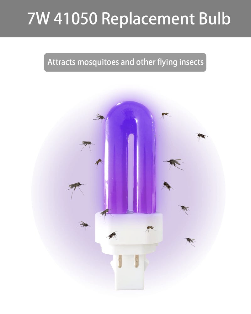 Dichroma 41050 7W Replacement Bulbs Compatible with Dynatrap DT1260 DT1050 DT1100 DT1210 DT1250 1/2 Acre Insect and Mosquito Trap Light, 4 Pack - Image 4