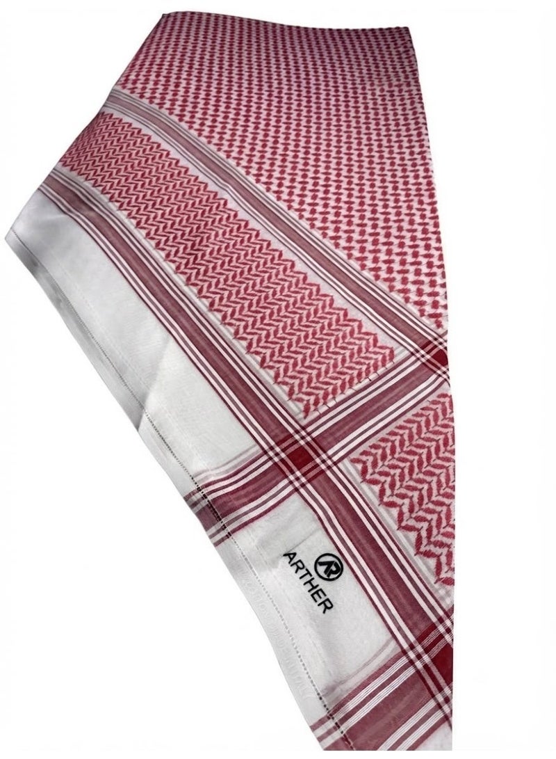 Arther Special - Italy Red Shemagh | Shemagh Arther 100% natural cotton, featuring high quality and luxurious classic design, combined with soft style and feel. - Image 2