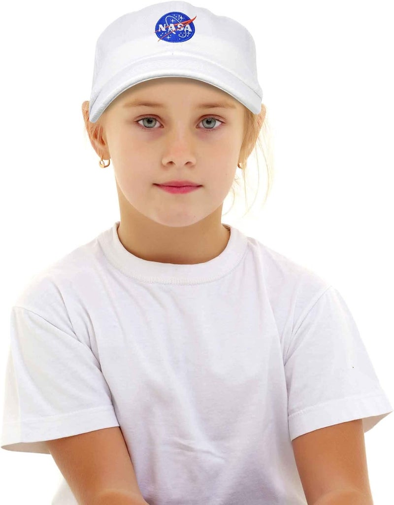 DALIX NASA Meatball Insignia Worm Logo Kids Hat Baseball Cap Girls Boys - Image 5
