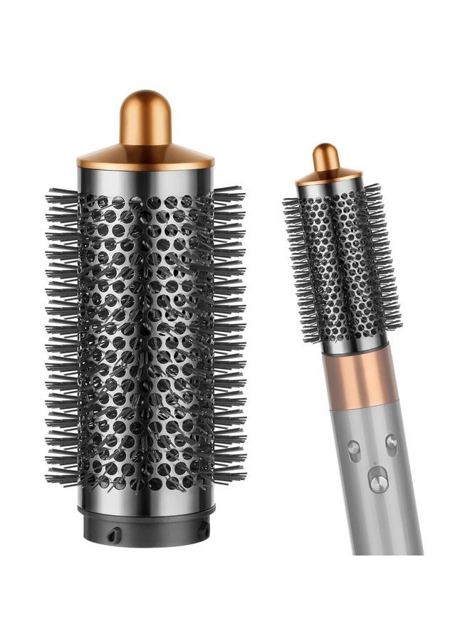 PUREGUST Round Brush Attachment for Dyson Air wrap Oval Round Volumizing Brush for Dyson Airwrap Accessories, Gold - Image 1