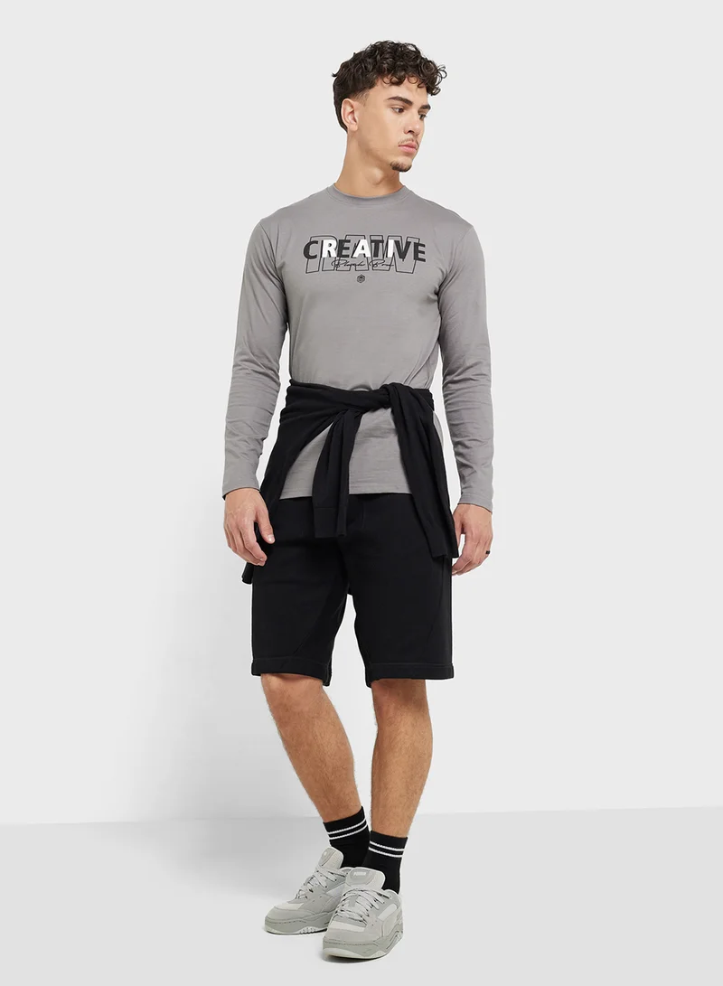 Seventy Five Basics Graphic Long Sleeve T-Shirt