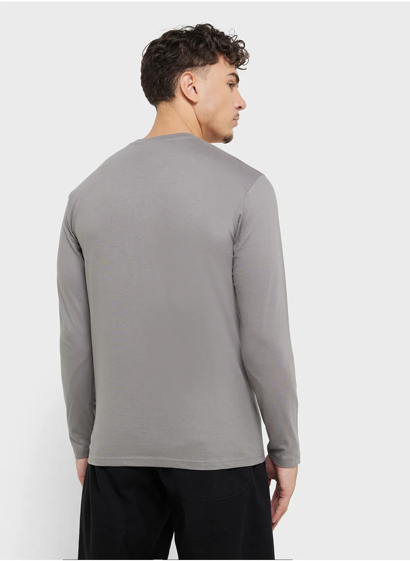 Seventy Five Basics Graphic Long Sleeve T-Shirt