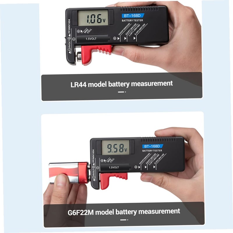 اختبار بطارية رقمية بشاشة LCD لـ AA و AAA و 1.5 فولت و 9 فولت لفحص جهد الأجهزة المنزلية - Image 4