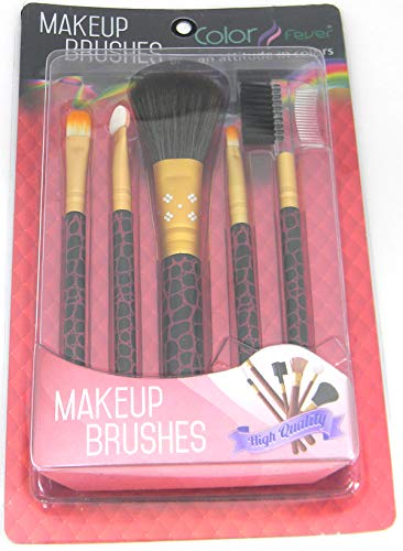 Color Fever Makeup Brush Set Stylish Maroon - Image 1