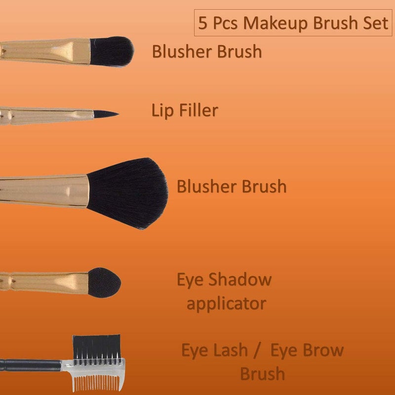 Color Fever Makeup Brush Set Stylish Maroon - Image 2