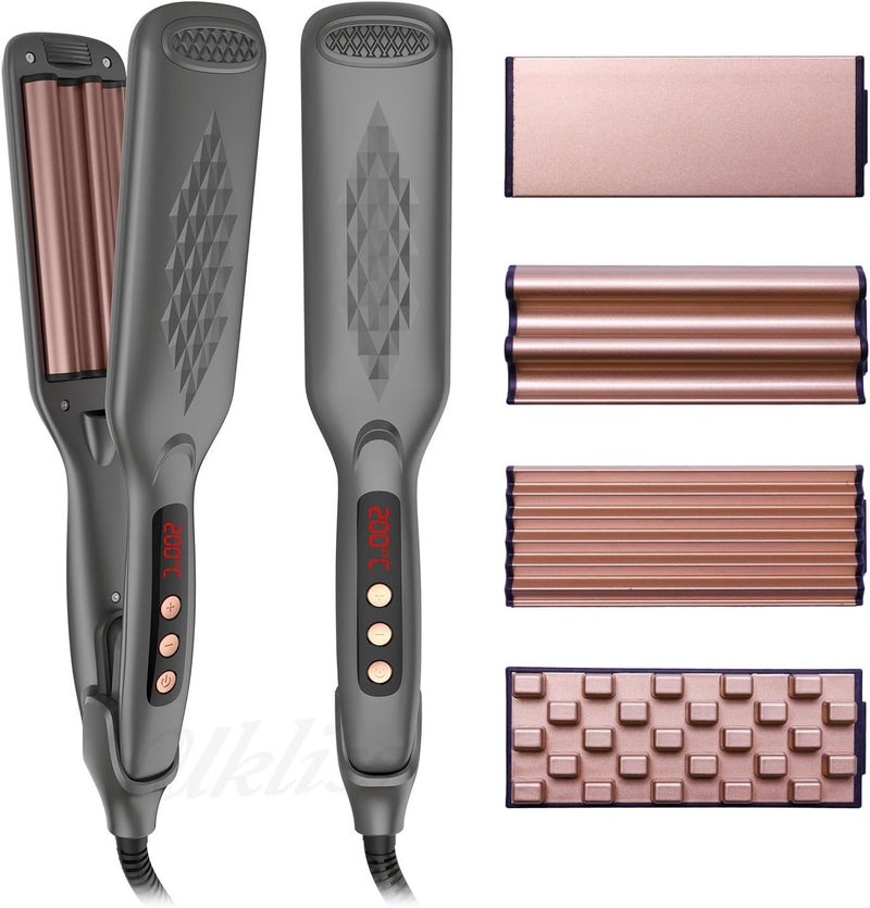 4 in 1 Hair Styling Tool Multi Function Hair Dryer Brush Straightener Curler Volumizer Fast Heating Anti Frizz Hair Styling Tool for All Hair Types Home Use - Image 1