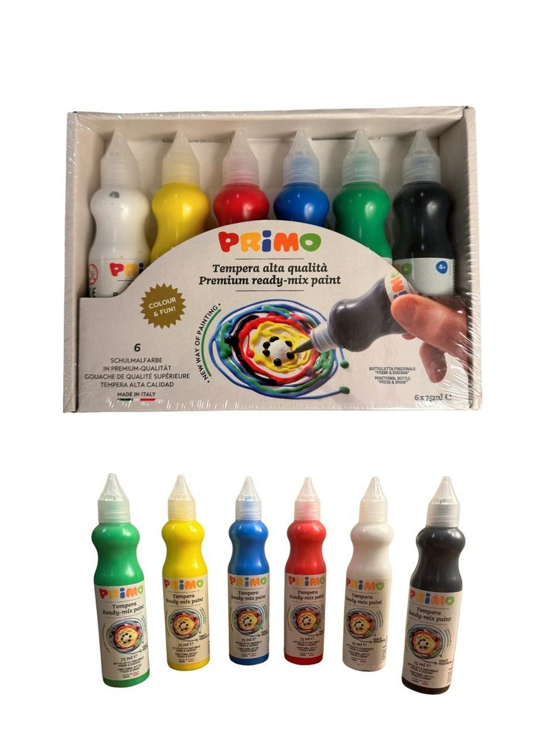 PRIMO Set of 6 Watercolours 75ml with Liner by Primo - Image 2