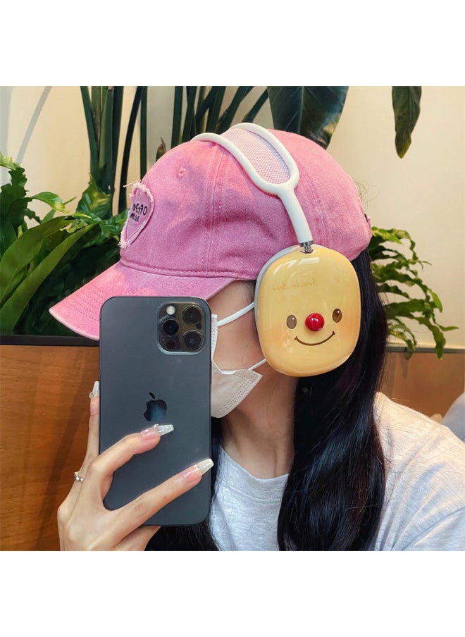 Generic - Funny Stereo Clown Nose Expression For Apple AirPodsmax Headset Bluetooth Headset Protective Case New-color:Three-dimensional Clown Nose Expression Earphone Cover-Applicable Models:For Apple AirPodsmax - Image 1