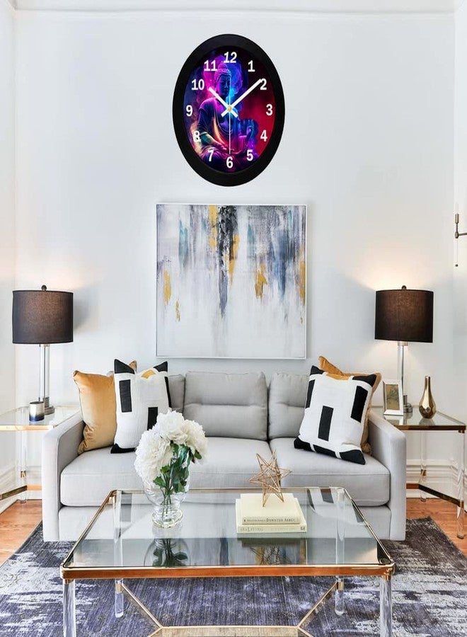TRENDSTUBE Wall Clock for Home Bedroom Hall Living Room Office | Mute and Quiet Clocks | Home Decorative Art Collection (Pack of 1_WC-89) - Image 4