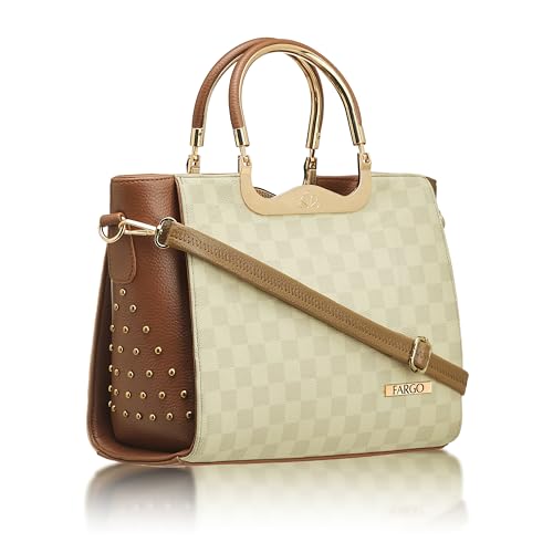 Fargo Stylish Handbag for Women Ladies purse for women & girls (Biege) - Image 1