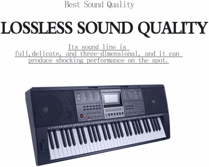 MegArya Aiersi Professional MIDI 61 Keys Electronic Keyboard - Image 2