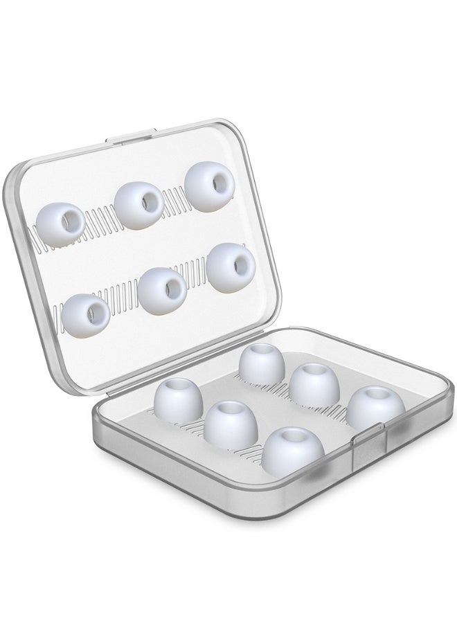 12-Piece Replacement Ear Tips for AirPods Pro/AirPods Pro 2, Silicon Ear Buds Tips with Portable Storage Box (S/M/L) (6 Pairs)  - Image 2