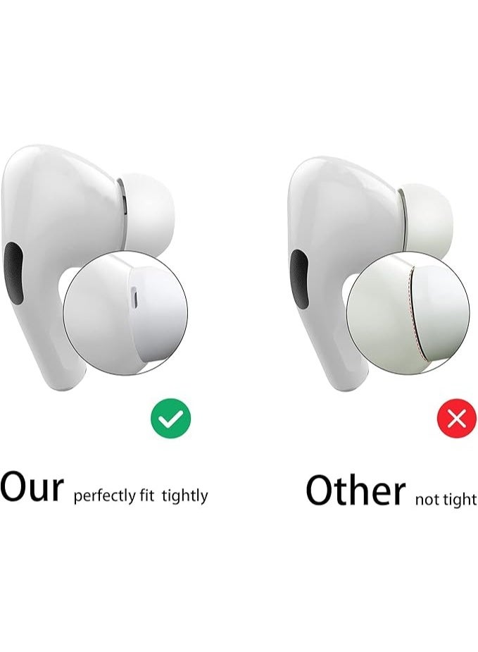 12-Piece Replacement Ear Tips for AirPods Pro/AirPods Pro 2, Silicon Ear Buds Tips with Portable Storage Box (S/M/L) (6 Pairs)  - Image 5
