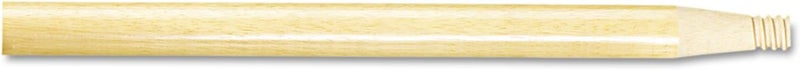 boardwalk Threaded End Broom Handle, Lacquered Wood, 0.94" dia x 60", Natural - Image 1