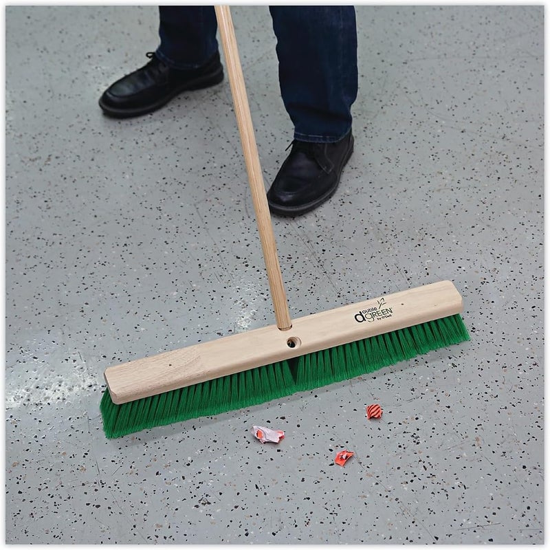 boardwalk Threaded End Broom Handle, Lacquered Wood, 0.94" dia x 60", Natural - Image 5
