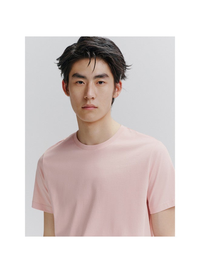Waxbird Men's Autumn Short-sleeve Base Layer Solid Color Couple Men's T-shirt - Image 4