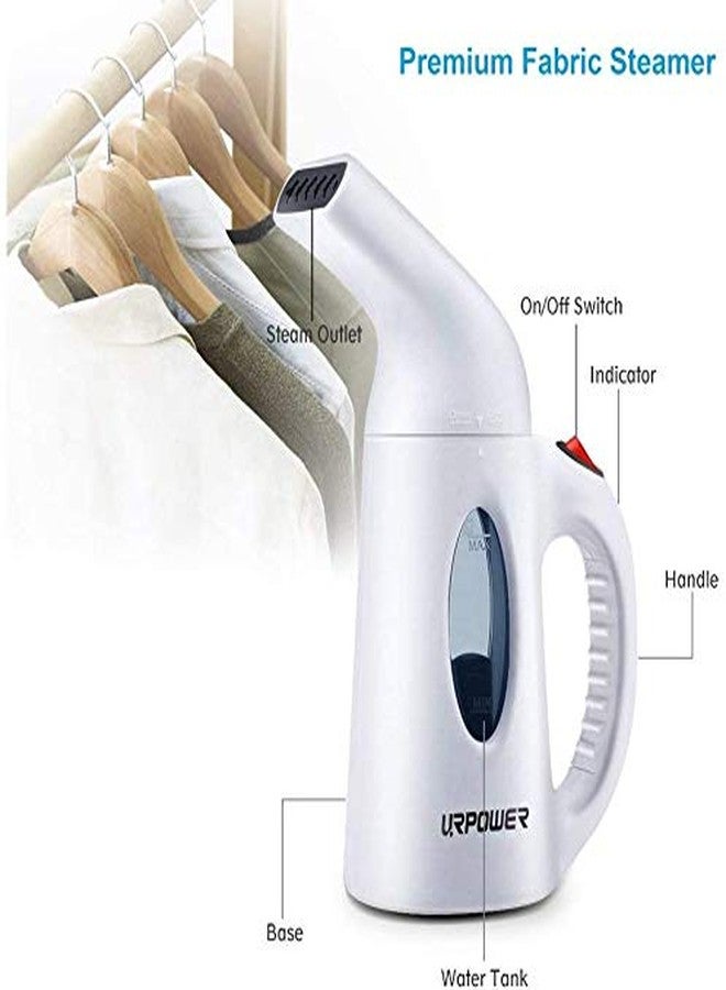 URPOWER Steamer for Clothes Steamer, Portable Handheld Garment Fabric Steamer Fast Heat-up Powerful Clothes Steamer with High Capacity for Home and Travel - Not for Abroad - Image 3