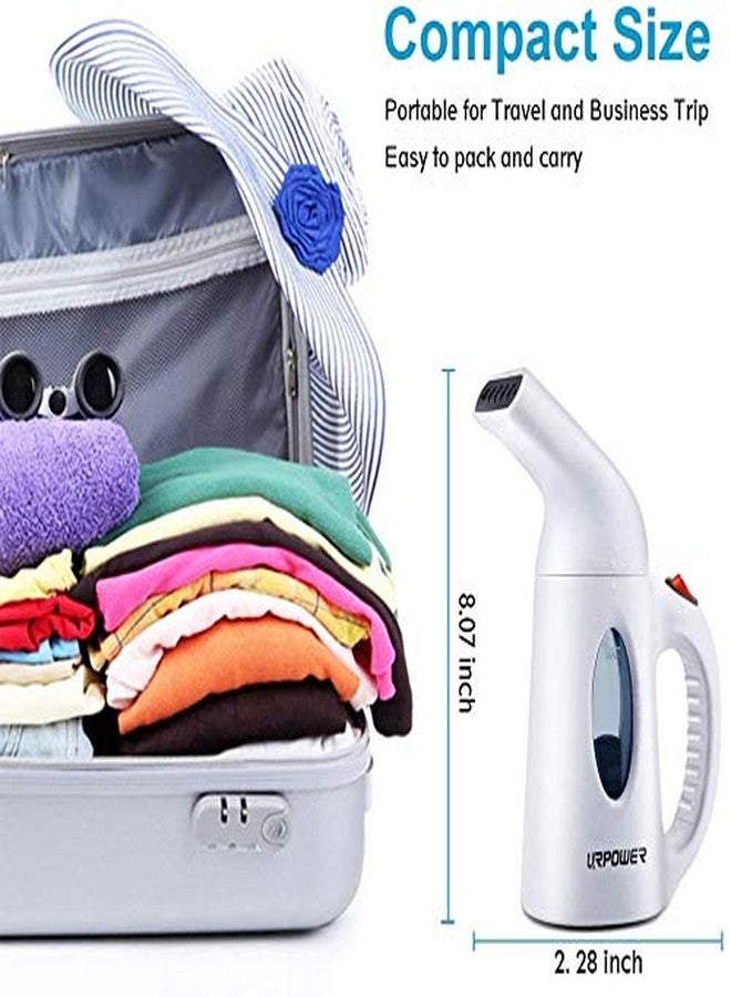 URPOWER Steamer for Clothes Steamer, Portable Handheld Garment Fabric Steamer Fast Heat-up Powerful Clothes Steamer with High Capacity for Home and Travel - Not for Abroad - Image 2