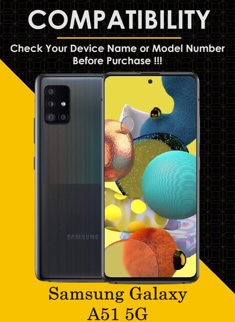 AINA 3 Pieces Tempered Glass Screen Protector 5D Designed For Samsung Galaxy A51 5G Full Glue Edge to Edge Full Screen Coverage And Bubble Free - Image 3