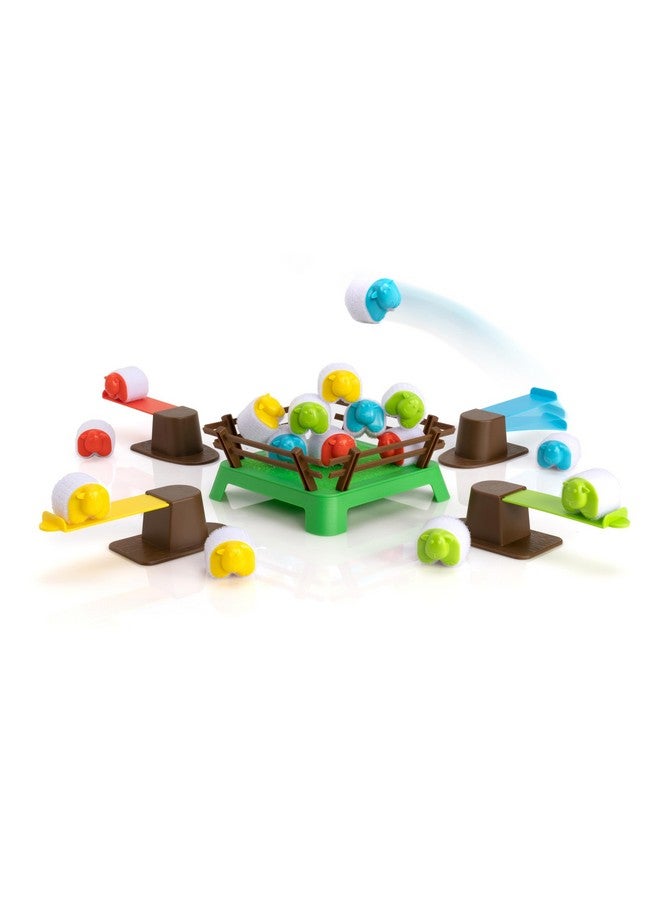 Fat Brain Toys Fat Brain Toys Heap-O-Sheep Game, Family Board Games for Kids and Adults, Game of Catapulting Sheep, 6 to Adult, 2 to 4 Players  - Image 1