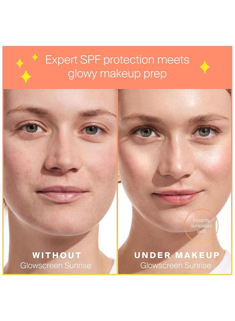 Supergoop! Glowscreen SPF 40, Sunrise (Champagne Glow) - 1.7 fl oz - Glowy Primer + Broad Spectrum Tinted Sunscreen - Helps Filter Blue Light - Hydration - Hyaluronic Acid & Vitamin B5  - Image 4