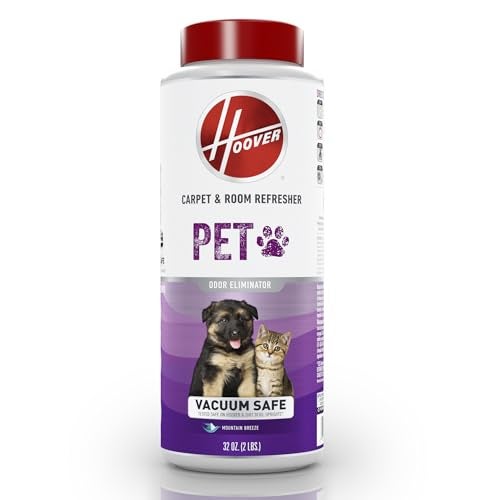 Hoover Pet Carpet and Room Refresher, 32 oz, Carpet Powder, Pet Odor Remover, Mountain Breeze Scent, Vacuum Cleaner Safe, For Use on Carpets, Rugs, Couches & More, For Home Use - Image 4