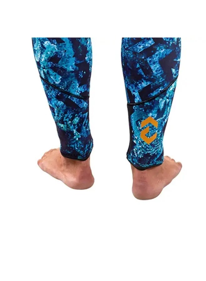 DYNAMICNORD SFS-2 FREE DIVE SUIT 1.5MM HOODED JACKET + PANT CAMO/BLUE - XL - Image 4