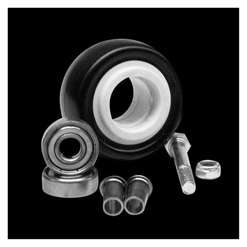 عجلات كاستور ذات ساق ملولبة M8، ثقيلة الواجب، سعة 150 كجم، عجلة عالمية - Image 4