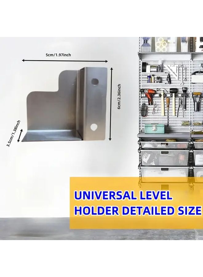 Heavy Duty Universal Level Holder Mount Stainless Steel Construction Precision Measurement For Wall Truck Van - Image 3