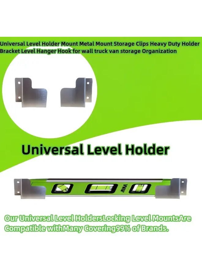 Heavy Duty Universal Level Holder Mount Stainless Steel Construction Precision Measurement For Wall Truck Van - Image 1