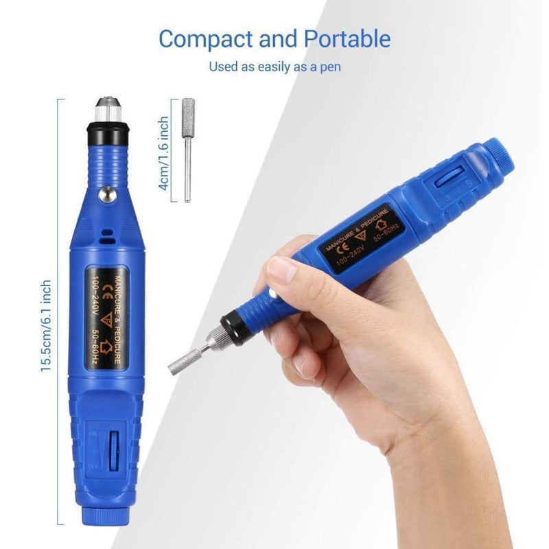 DIY Crafts DIY Crafts With 30x Diamond Burr, Drill Machine + Adopter, Electric Pen Shape Drill Metal Polishing Machine with Adjustable Speed (Only Drill (With 30x Diamond Burr, Drill Machine + Adopter)  - Image 3