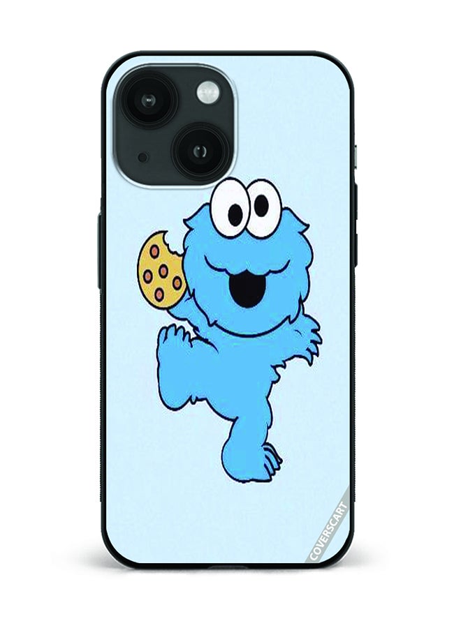 COVERSCART Protective Case Cover For Apple iPhone 15 Cookie Monster Design Multicolour