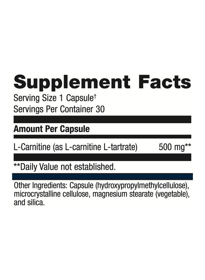 Metagenics L-Carnitine - Amino Acid Supplement to Support Fat Metabolism* - 30 Servings - Image 2