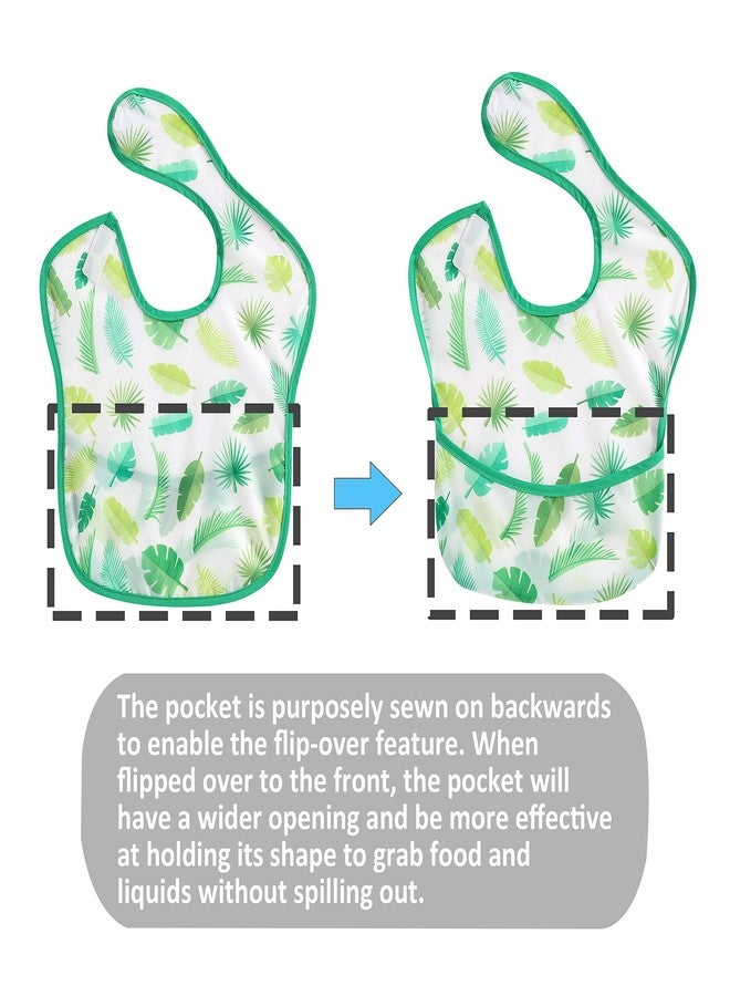 PandaEar 3 Pack Super Light Weight Baby Bib, Waterproof, Washable, Stain Oil and Odor Resistant 12-48 Months (Boy) - Image 4