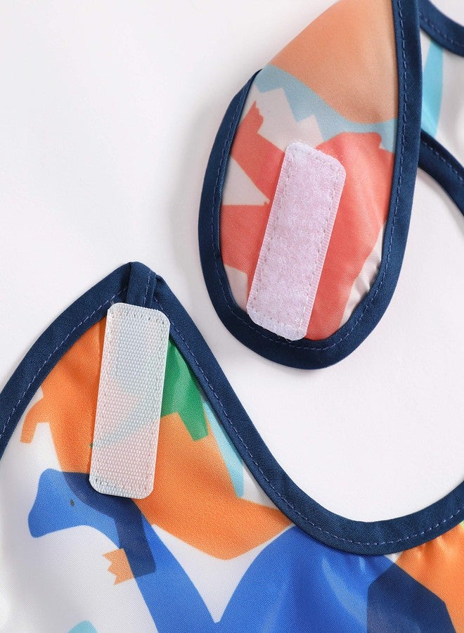 PandaEar 3 Pack Super Light Weight Baby Bib, Waterproof, Washable, Stain Oil and Odor Resistant 12-48 Months (Boy) - Image 3