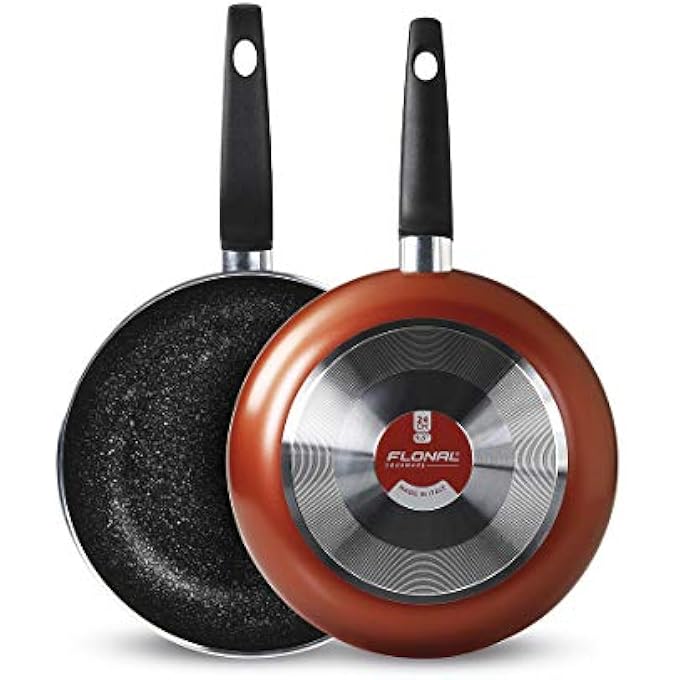 Flonal Pepita Granit Frying Pan Bronze Aluminum Medium Clear - Image 2