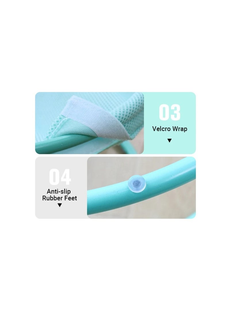 Generic Small Pets Soft Breathable Comfortable Mesh Cloth Pet Sleeping dog Bed elevated washable detachable Cat Hammock Bed- blue - Image 3