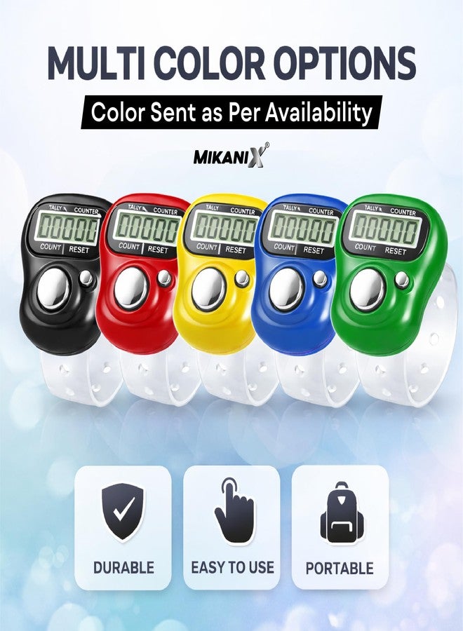 MIKANIX Counter Finger Ring, Digital Hand Click Counter for Chanting, Mantra Jap, Prayer, Step Counting & Sports Use (Pack of 2) - Image 5