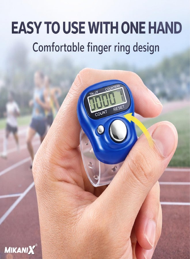 MIKANIX Counter Finger Ring, Digital Hand Click Counter for Chanting, Mantra Jap, Prayer, Step Counting & Sports Use (Pack of 2) - Image 3