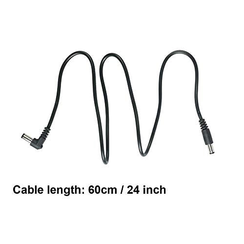 AlloverPower 4-Pack DC Male to Male Cable 5.5mm X 2.1mm Connector Plug Patch Wire Adapter Extension Cord for Strip Light, DVR CCTV Surveillance Security Camera, Audio Recording, Car, Monitor 2Ft - Image 4