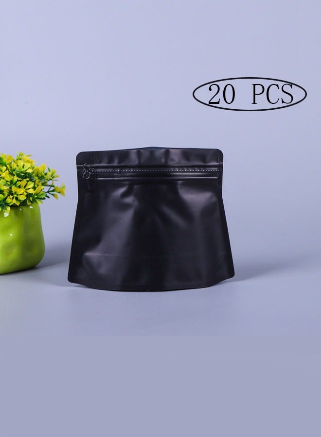 20 Standing Pouch Coffee Bags for Coffees Tea and Nuts to Prevent Moisture  - Image 1