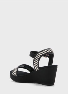 TOMMY HILFIGER Ankle Strap Wedge Sandals  - Image 3