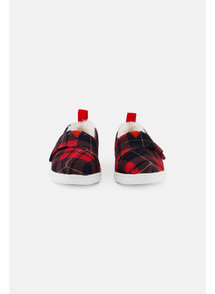 Toddlers Girl Tartan Print Velcro Casual Shoes, Red - pzsku/Z58089E77682EBC539C38Z/45/_/1739715380/3d0b7055-cdac-4380-8c13-c7cf4ea4abb0