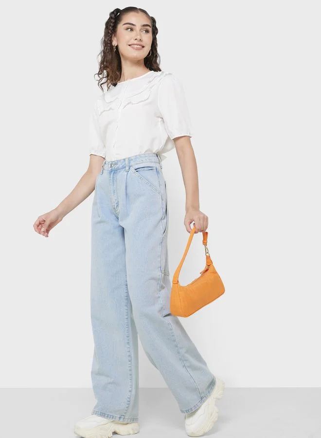 Ginger Puff Sleeve Top