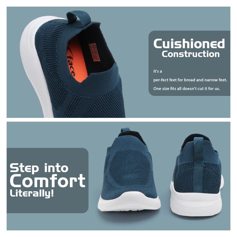 Face أحذية رياضية زرقاء مائية للرجال - Image 2