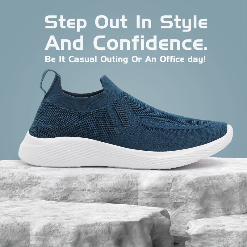 Face أحذية رياضية زرقاء مائية للرجال - Image 1