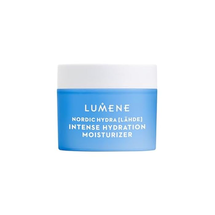 LUMENE Nordic Hydra [LÄHDE] Intense Hydration Moisturizer | With Triple Hyaluronic Acid to Hydrate Dry Skin | Lightweight and Non-Greasy | Plumping Face Cream for All Skin Types | Vegan | 50 ml