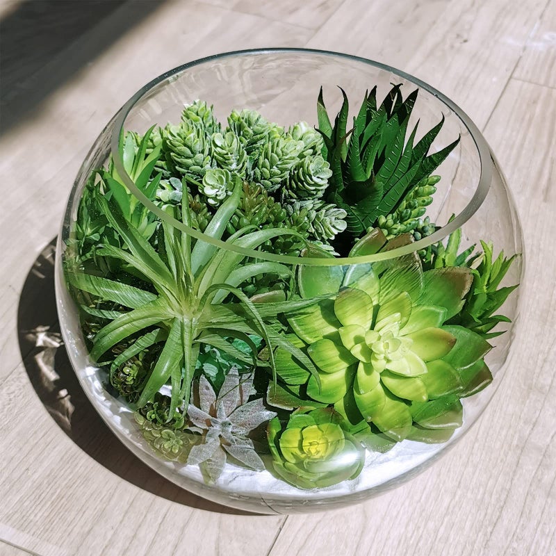 Winlyn Winlyn 19 Pcs Assorted Artificial Succulents Plants Unpotted Small Green Hanging Succulent Aloe Fake Cacti Succulents Bulk for Succulent Garden Centerpiece Wreath Arrangement Indoor Outdoor Home Decor  - Image 3