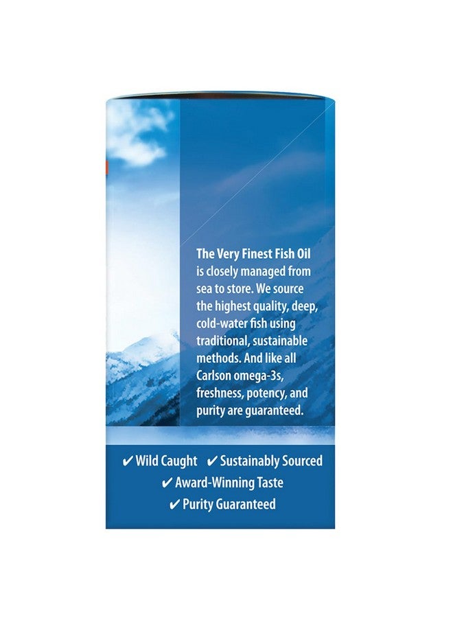 Carlson - The Very Finest Fish Oil Grab + Go Packets, Single-Serving, 1600 mg Omega-3s, Norwegian, Wild Caught, Sustainably Sourced, Box of 15 Packets, 5 mL Each - Image 3