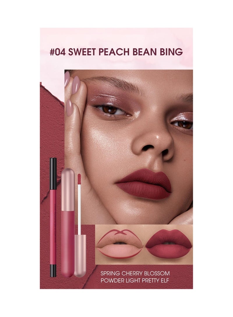 KASTWAVE 12PCS Matte Lip Liner and Liquid Lipstick Set - Image 5